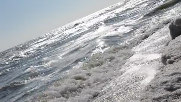 Sun Ice Foreshortening Sea Nature — Stock Video