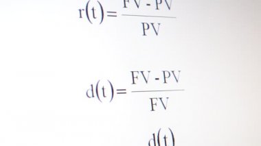 Projenin verimliliği. Hesaplama formülleri