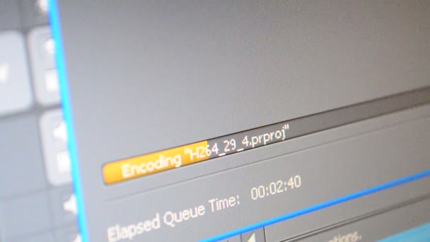 ビデオ プログラム ビデオをコードする — ストック動画