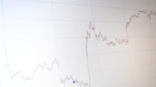 Aktiemarknadsstyrelsen Med Diagram Register Över Aktiemarknaden — Stockvideo