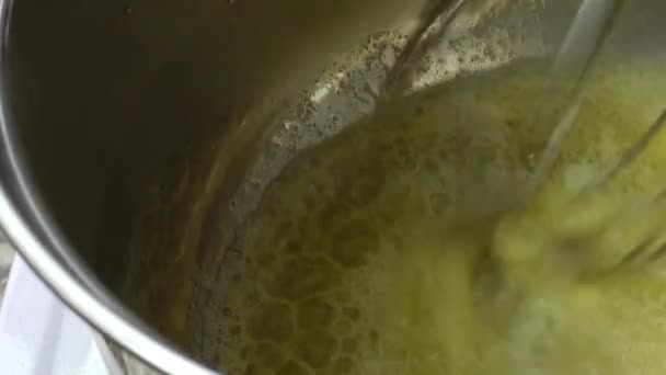 Preparación Bechamel Salsa — Vídeo de stock