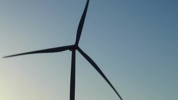 Windmühle Windpark Windkraftanlage — Stockvideo