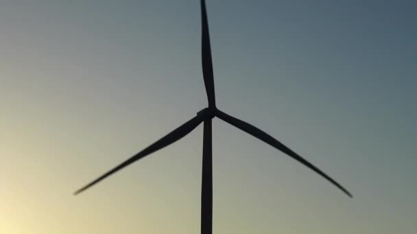 Windmühle Windpark Windkraftanlage — Stockvideo