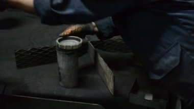 Kömür testi hazırlığı