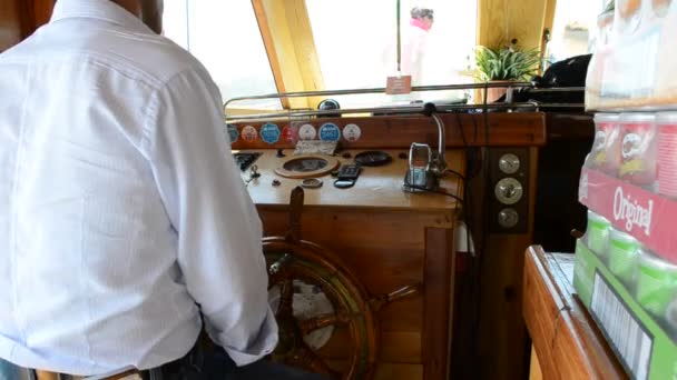 Bateau Dans Mer — Video