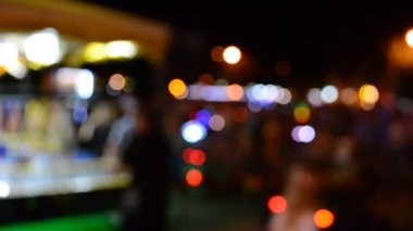 İnsanlar, bölge, gece, yangın.