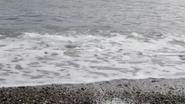 Spiaggia Ghiaia Riprese Nel Pomeriggio — Video Stock