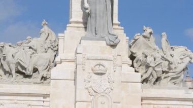 1812 'de Cadiz Anıtı anıtı. Cadiz 'de ilan edilen ilk İspanyol anayasasının anısına. 