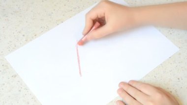 Çizim. Çizim süreci çekiliyor.