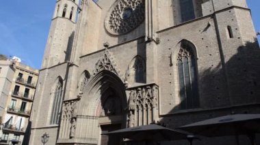 Santa Maria del Pi. Tapınak, Barselona.