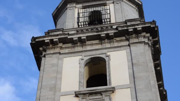 Der Tempel Madrid Alte Kirche Katholisch — Stockvideo