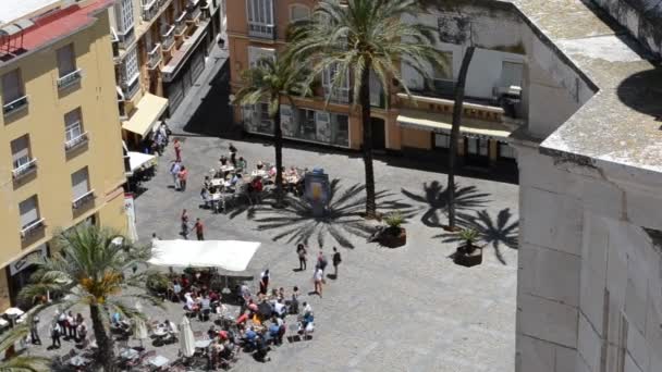 Cidade Cádiz Espanha Andaluzia Cádiz — Vídeo de Stock