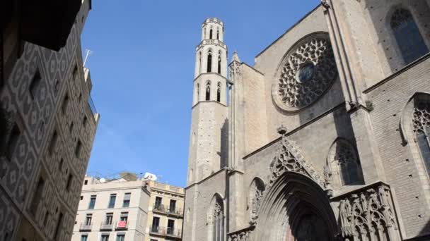 Santa María Del Templo Barcelona — Vídeos de Stock