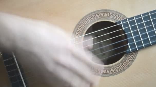 Guitarra Juego Una Guitarra — Vídeos de Stock