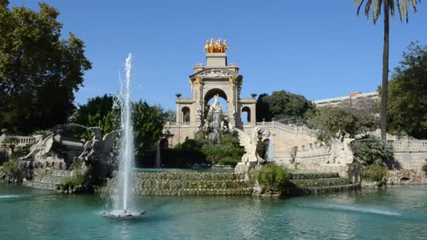 Barcelona Ciudadela Park Tournage Espagne — Video