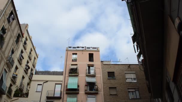 Nas Ruas Barcelona Espanha — Vídeo de Stock