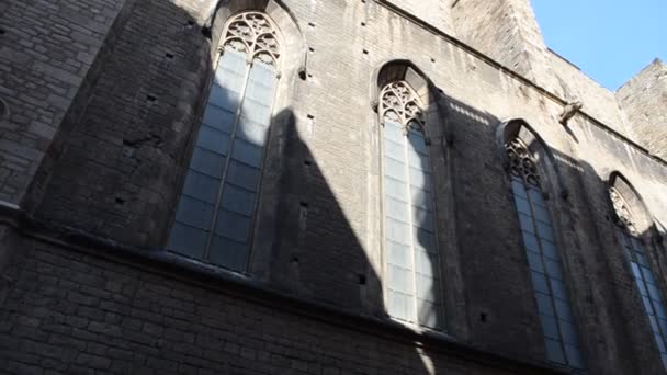 Santa Maria Del Mar Barcelona — Vídeo de Stock