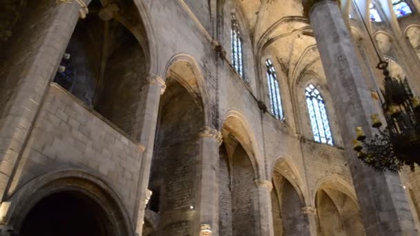 Santa Maria Del Mar Barcelona — Wideo stockowe