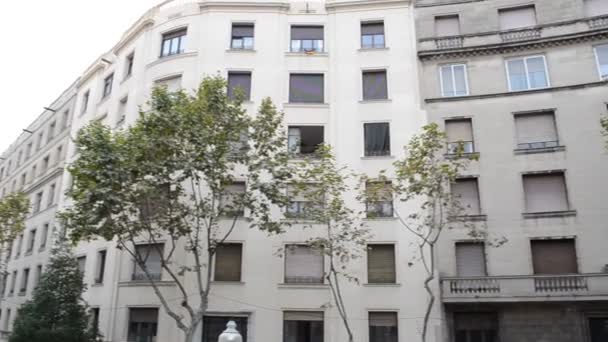 Улицах Барселоны Испания — стоковое видео