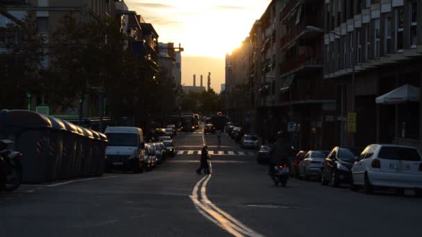 Las Calles Barcelona España — Vídeos de Stock