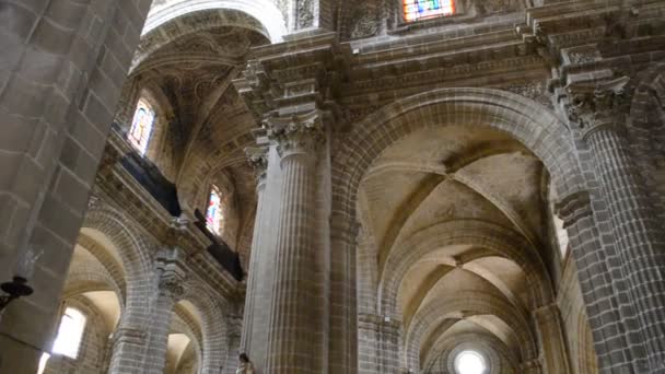 Cadiz Katedrali Endülüs Spanya — Stok video