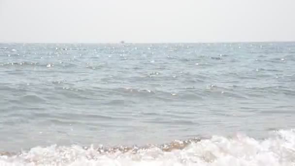 Море Стрельба Летом — стоковое видео