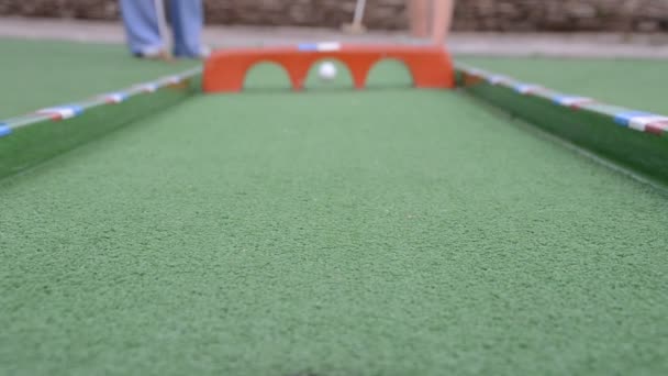 ゴルフだ 夏の撮影 — ストック動画