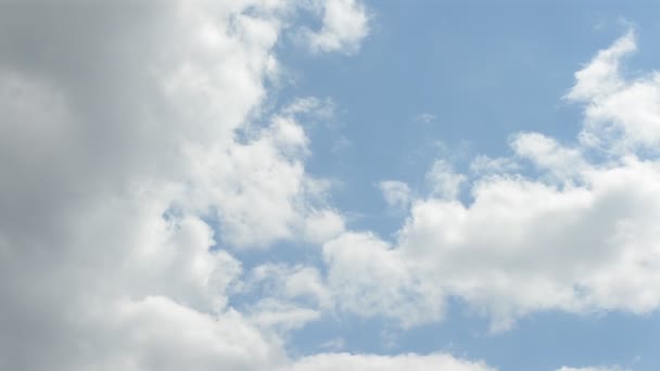 Céu Azul Com Nuvens Sol — Vídeo de Stock