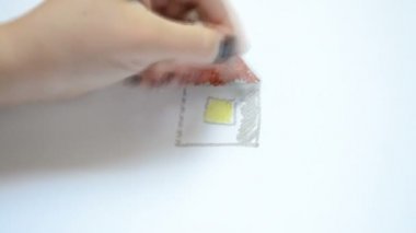 Çocuklar çizer. Çekim başlıyor..