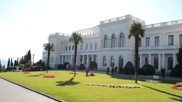 Palacio Livadia Https Wikipedia Org Wiki Livadia Palace — Vídeo de stock