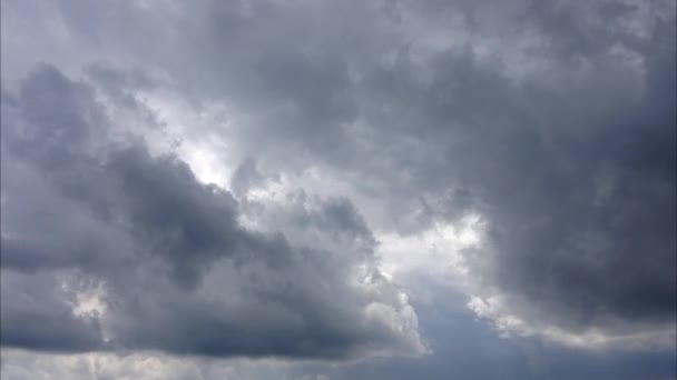 Nuages Dans Ciel Prise Vue Laps Temps — Video