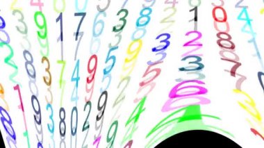 Dijital arka plan. Hareketli bilgisayar animasyonu.