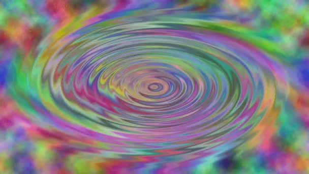 Spirale Psychedelisch Hintergrund Einer Spirale — Stockvideo