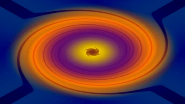 Psicadélico Espiral Antecedentes Uma Espiral — Vídeo de Stock