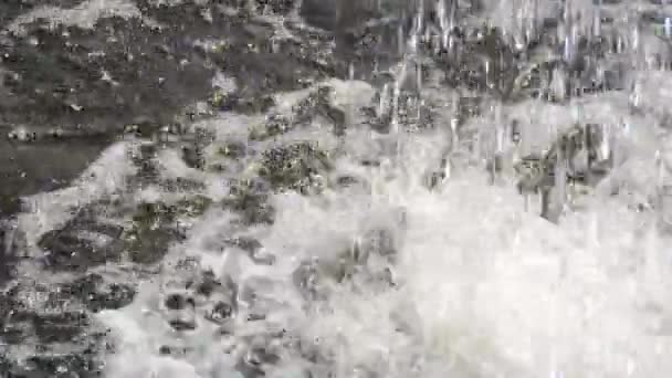 Water Splash Achtergrond Schieten Zomer — Stockvideo
