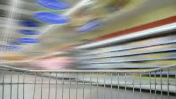 Shopping Cart Time Lapse — Stock Video