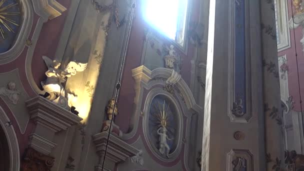 Tiro Catedral Católica Lviv Ucrania — Vídeo de stock