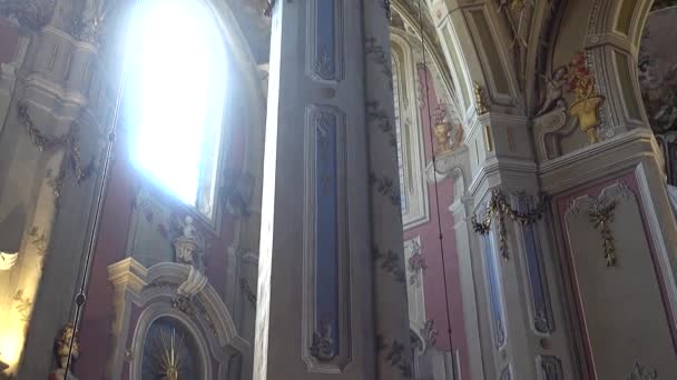 Shooting Catholic Cathedral Lviv Ukraine — Stock Video