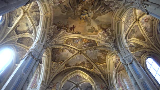 Tiro Catedral Católica Lviv Ucrania — Vídeo de stock