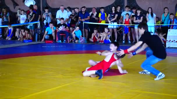 Berdyansk Ukraine Iunie 2018 Primul Turneu Wrestling Freestyle Din Ucraina — Videoclip de stoc