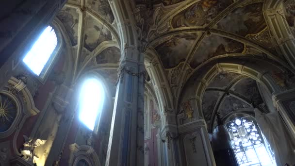 Katolik Katedrali Nin Vurulması Lviv Ukrayna — Stok video