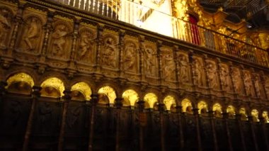 TOLEDO, İSPAN - 30 Mart 2018: Saint Mary Primat Katedrali.