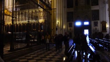 TOLEDO, İSPAN - 30 Mart 2018: Saint Mary Primat Katedrali.