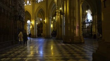 TOLEDO, İSPAN - 30 Mart 2018: Saint Mary Primat Katedrali.