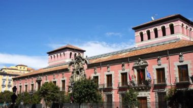 MADRID, İspanya - 26 Mart 2018 Madrid Tarih Müzesi.