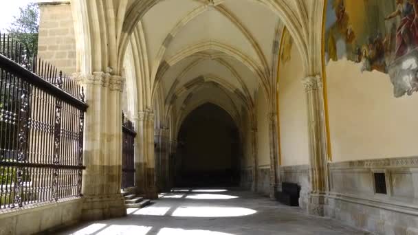 Toledo Espanha Março 2018 Interior Catedral Primaz Santa Maria — Vídeo de Stock