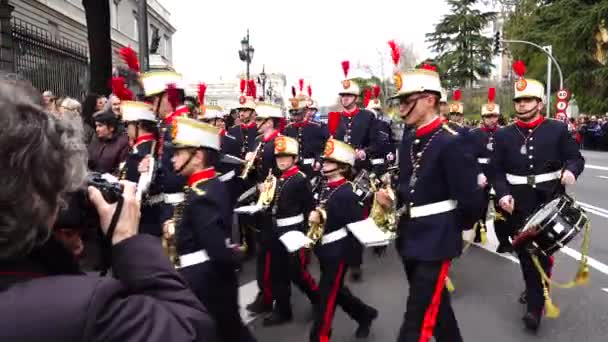 Madrid España Marzo 2018 Las Celebraciones Semana Santa Madrid Comenzaron — Vídeos de Stock