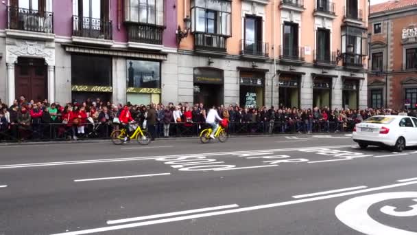 Madrid Spain March 2018 Celebrations Holy Week Madrid Began Cathedral — Wideo stockowe