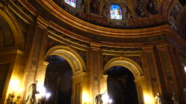 Madrid Spagna Marzo 2018 Basilica Reale San Francisco Grande Cattedrale — Video Stock