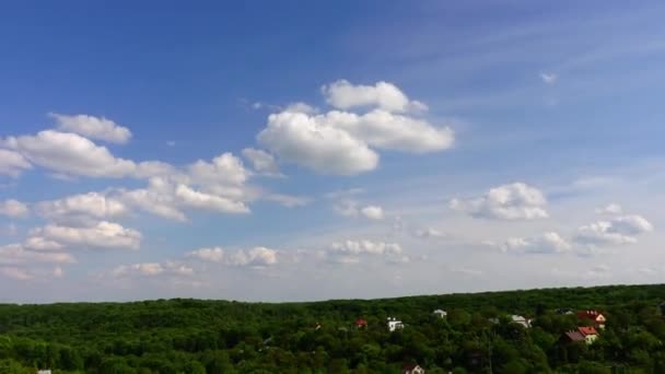 Wolken Himmel Zeitraffer Aufnahmen — Stockvideo